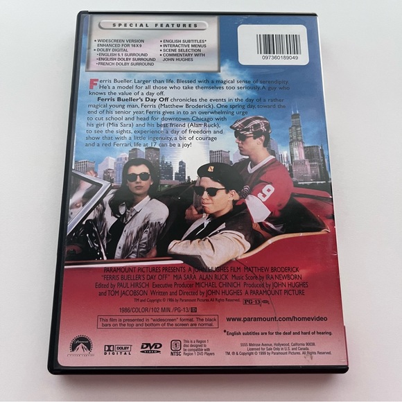 Ferris Bueller’s Day Off (1986) DVD - Picture 4 of 5